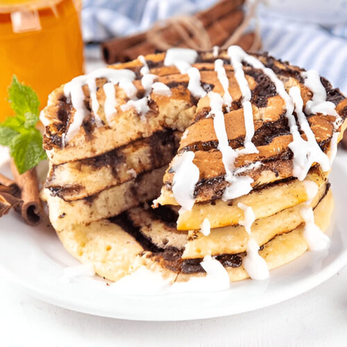 Cinnamon Roll Pancakes