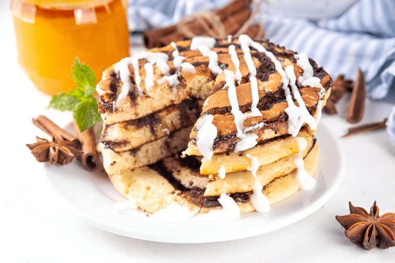 Cinnamon Roll Pancakes