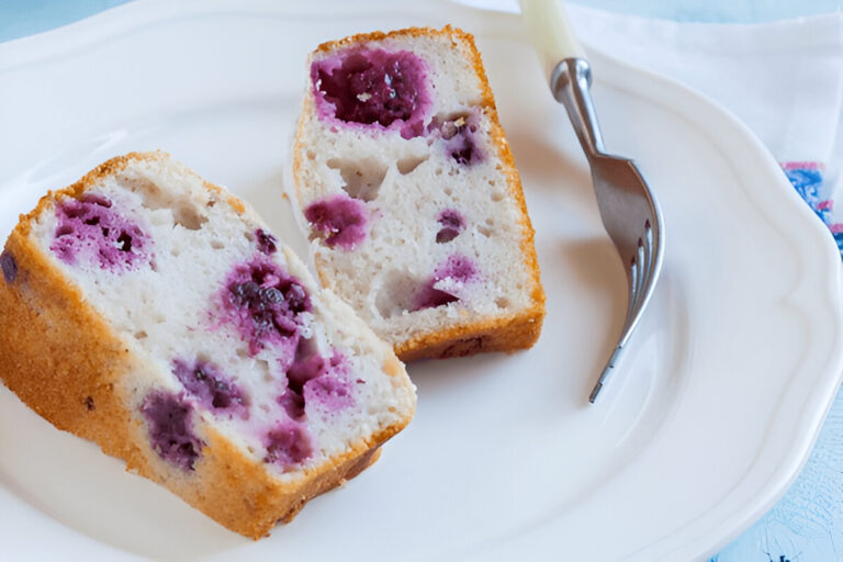 The BEST Lime Blueberry Pound Cake – Easy & Delicious