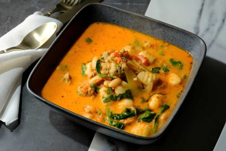 Chicken Sausage Gnocchi Hotpot