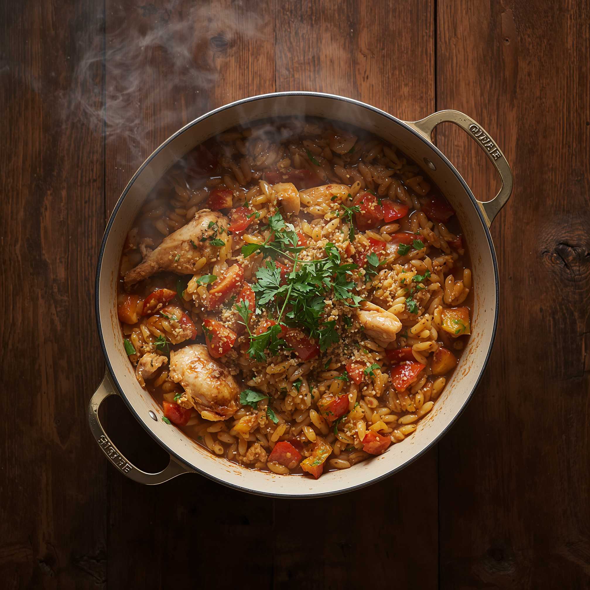 One-Pot Chicken and Orzo