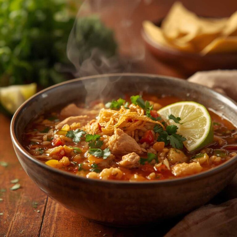 Mexican Chicken and Rice Soup Recipe