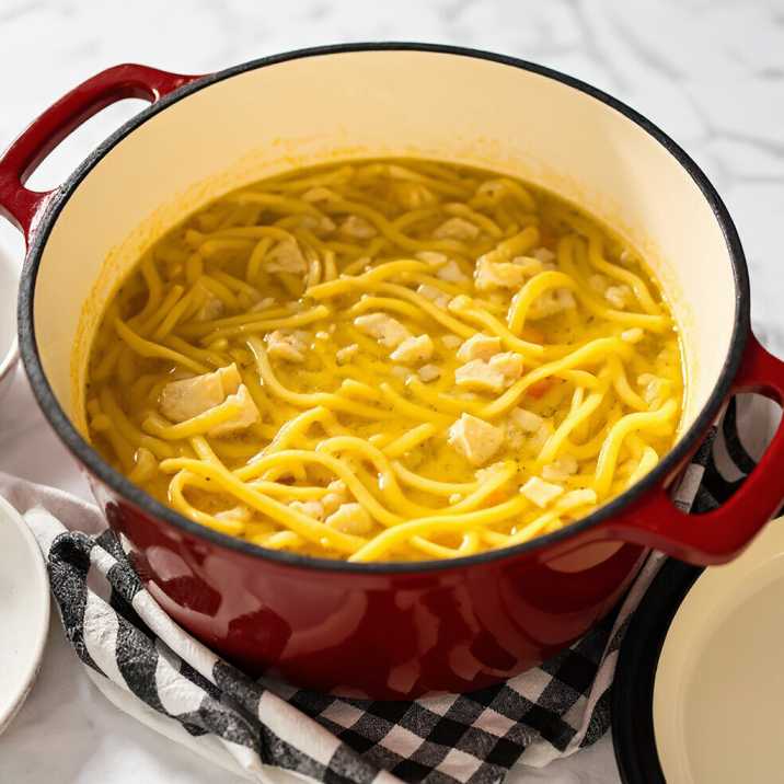 Dutch Oven Chaicken Noodle Soup recipe