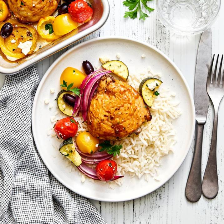 GREEK SHEET PAN CHICKEN