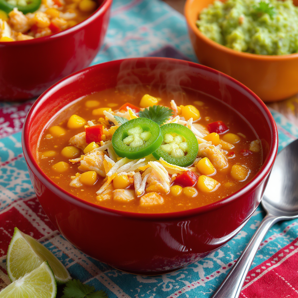 Instant Pot Chicken Tortilla Soup recipe