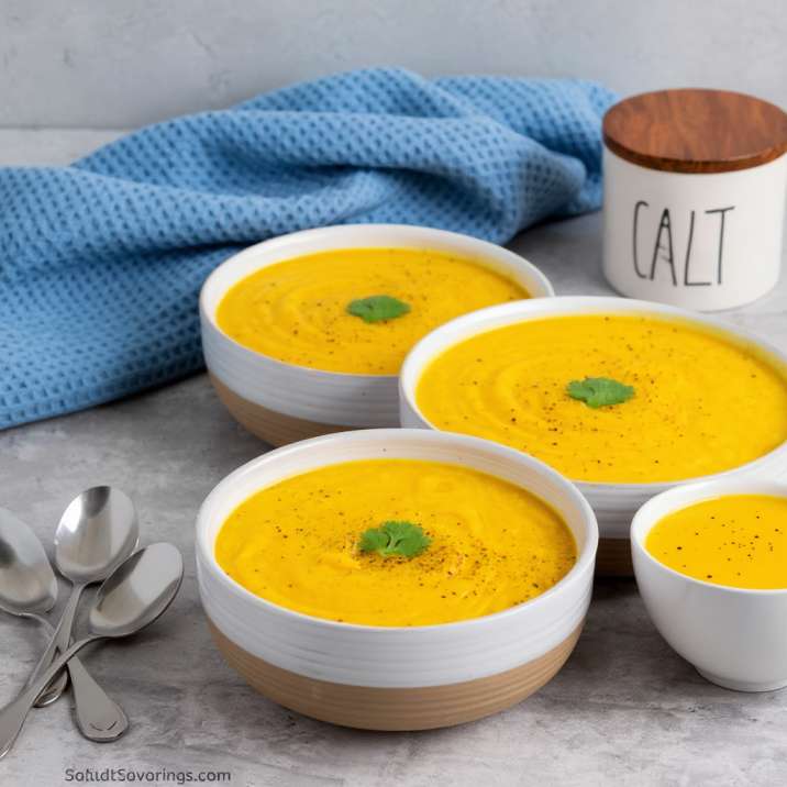 Slow Cooker Vegan Butternut Squash Soup recipe
