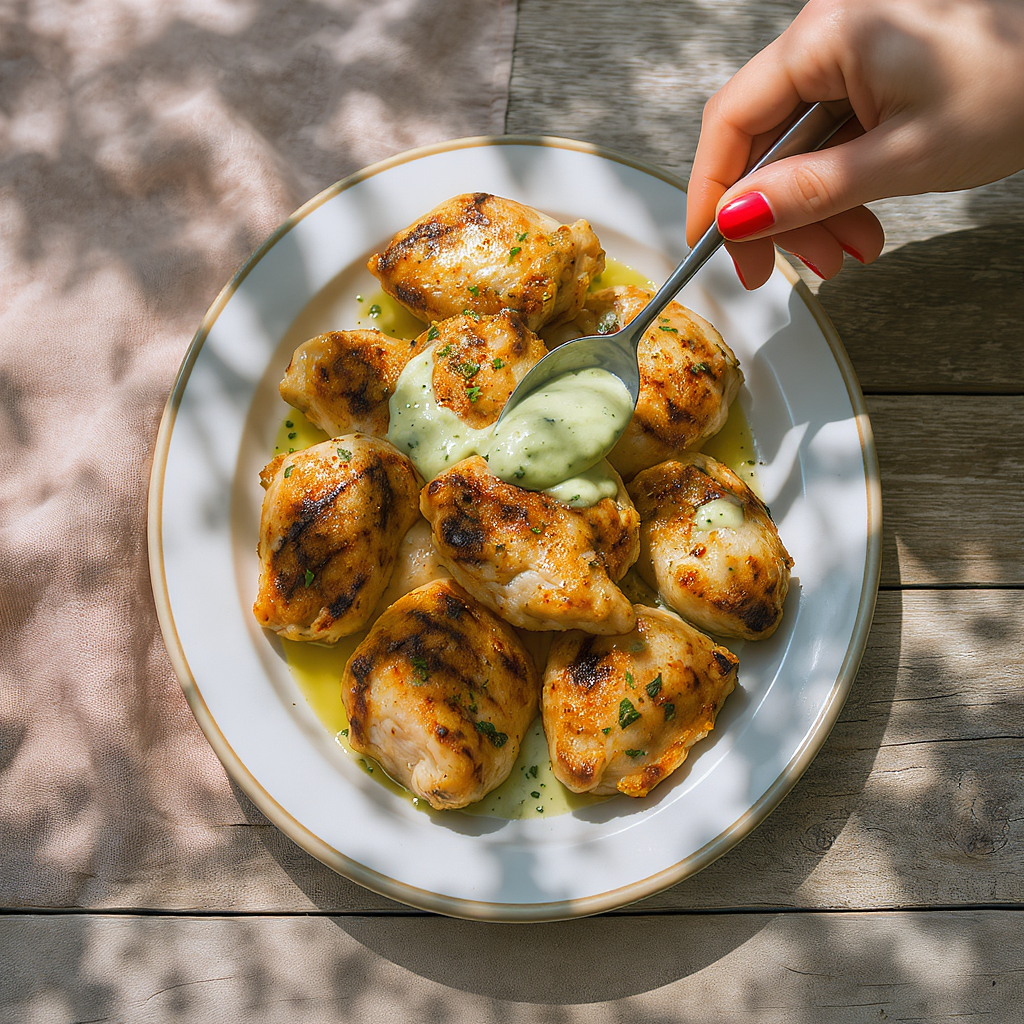 Green Goddess Grilled Chicken recipe
